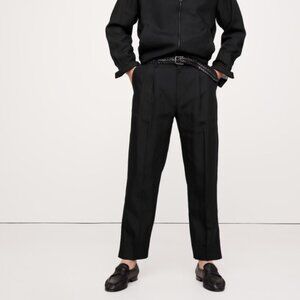 Banana Republic - High rise baggy wool pleated trousers pants - two-pack